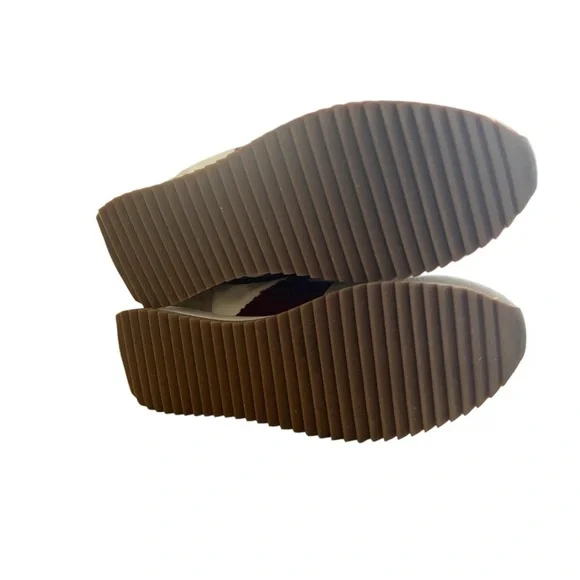 rag & bone Retro Runner Low-Top Sneakers Cream Burgundy size 10 - Picture 9 of 13